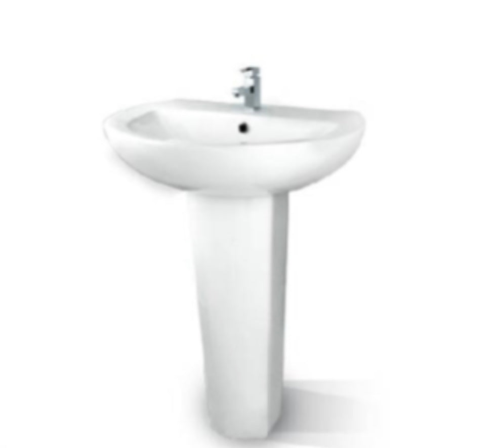 PORTA WB-080 Wash Basin with Long Pedestal